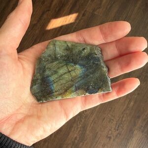 Iridescent Stone Slice